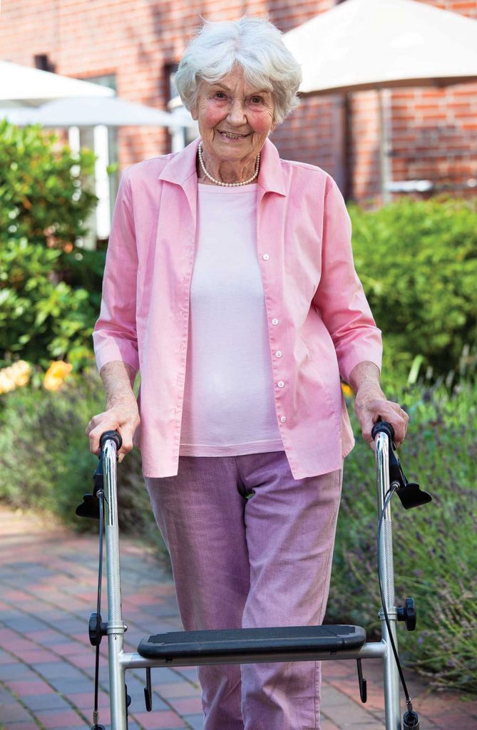 Walking With a Walker Caregiver Solutions Magazine